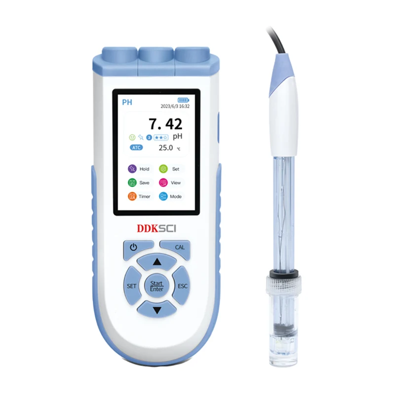 Tragbares pH-Meter